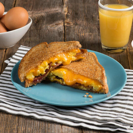 Bacon and Egg Grilled Cheese Sandwich Dempster's